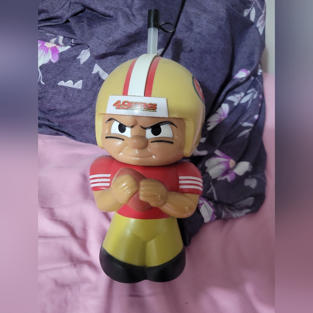 San Francisco 49er tumbler with glasses